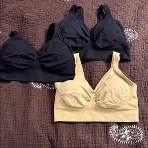 Women's Black and Nude Genie Bras